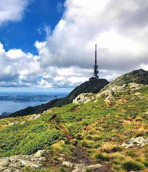 The breathtaking scenery on the top of the mountain will give you a full view of beautiful Bergen surrounded by sea, fjords and hills