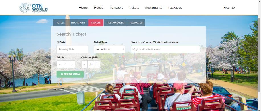 How To Book A TICKETS 1 Select the travelling date. Select from the type of available attractions/coach/ferry tickets.