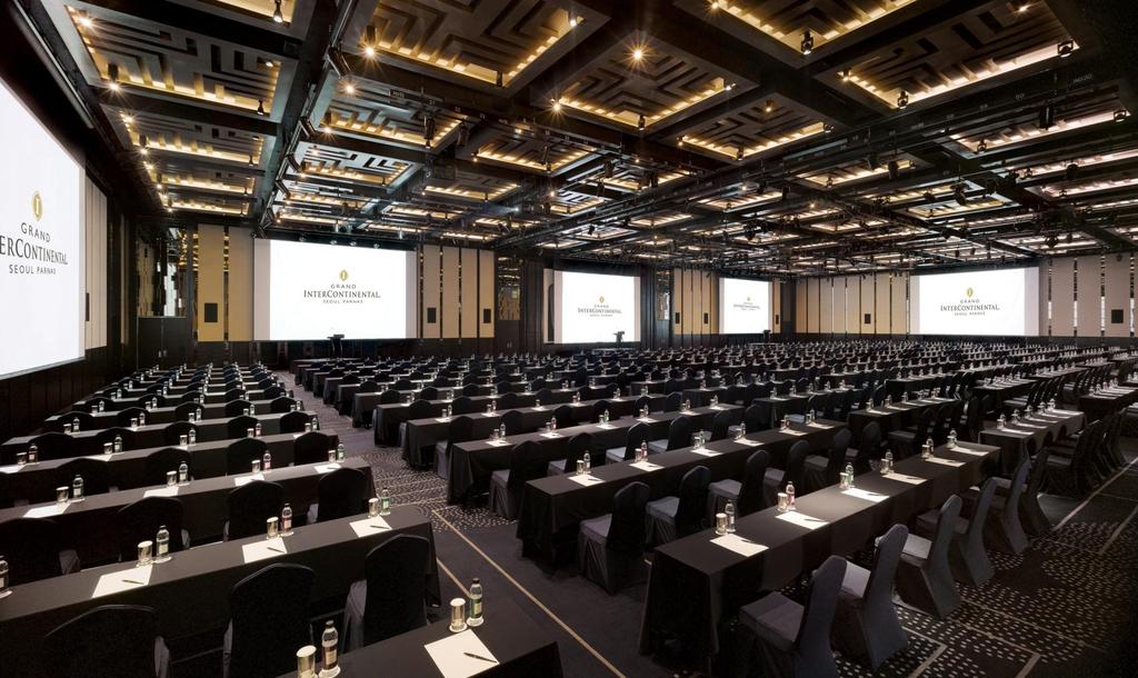 MEETINGS AND EVENTS Grand InterContinental Seoul Parnas All 11 function rooms were renovated in 2014 with various sizes, perfect for business meetings, large-scale conferences,