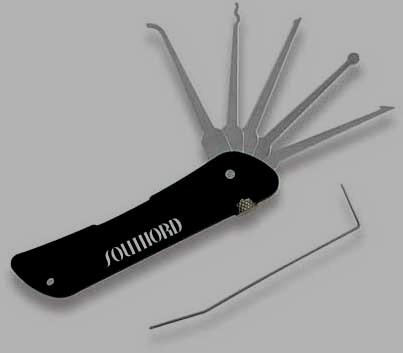 Lock Picks: There are a number of covert types of lock pick sets