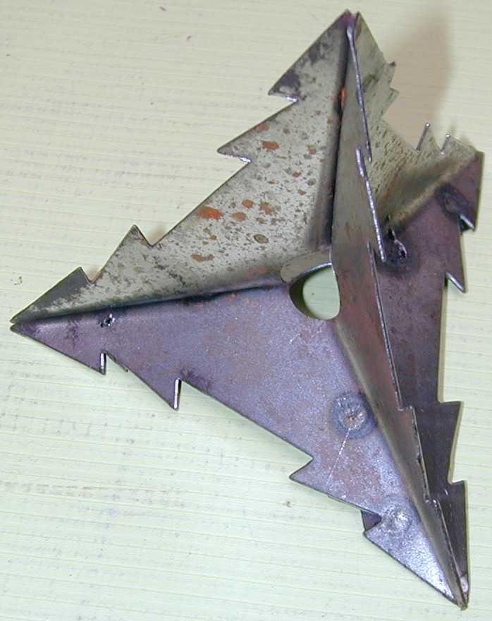 Caltrops: These are four-pointed spikes which are