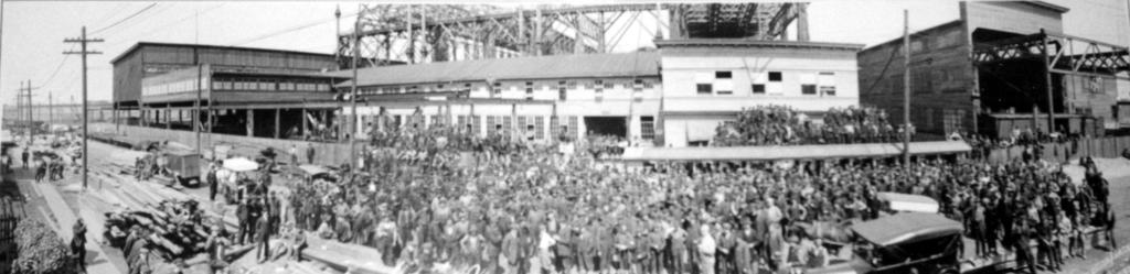 The First Shipbuilding Boom - 1917 to 1923 Employees in Front of