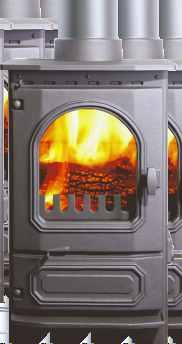 8% Hearth temperatures for HL version burning wood logs 56 C burning ancit 61 C See page 3