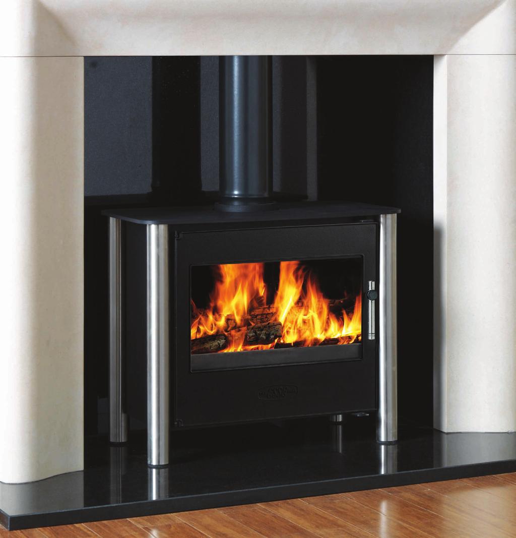 125 / 125 SE 5kW 125 PODIUM / 125 SE PODIUM Also available with black legs. 5kW A modern take on the popular 100 stove.