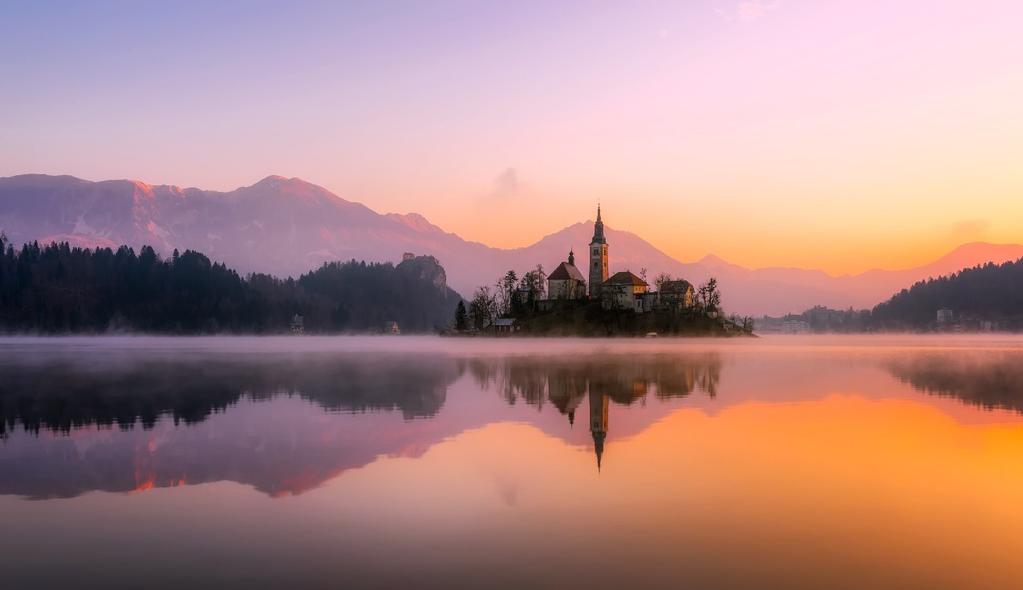 Perched atop a steep cliff above Lake Bled, this castle's history dates back to the early 1000s.