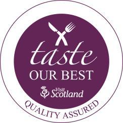 TASTE OUR BEST Taste Our Best is VisitScotland's new Quality Assurance food and drink scheme, developed in response particularly to visitors growing interest in sampling local produce.