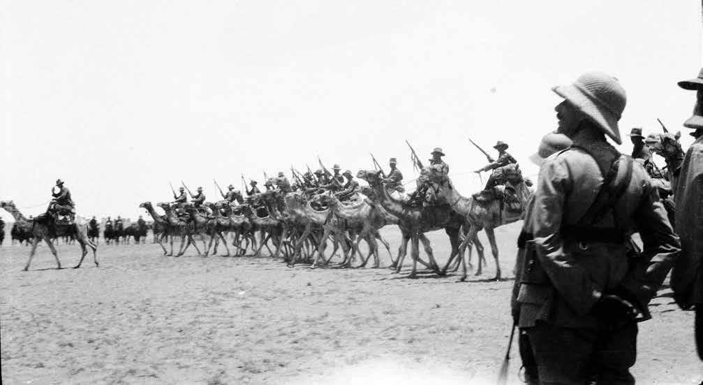 Imperial Camel Corps on inspection. Gallipoli to monitor the armistice with Turkey. Also, like John Barker, Michael was to remain in Egypt for much of 1919 undertaking military police duties.