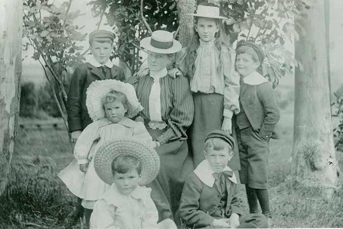 Emily Barker and children: standing from left to right Paul, Esther, Roland; sitting on Emily Barker s lap Doris; Sitting Harold and John.