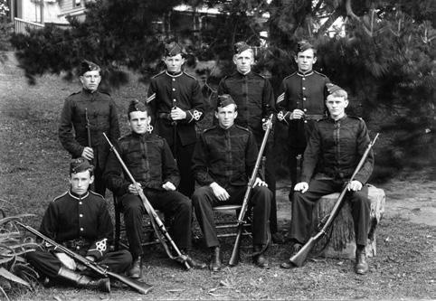 1907 Wanganui Collegiate Shooting Eight.