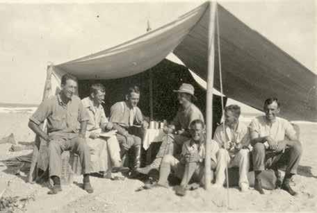 CMR 1st squadron mess tent at Marakeb, August 1917.