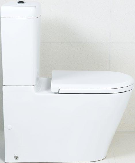Oracle Back-To-Wall Close Coupled Toilet Suite. No. N4141W Registered Design. 2006100563 WELS Approved 4 Star 4.