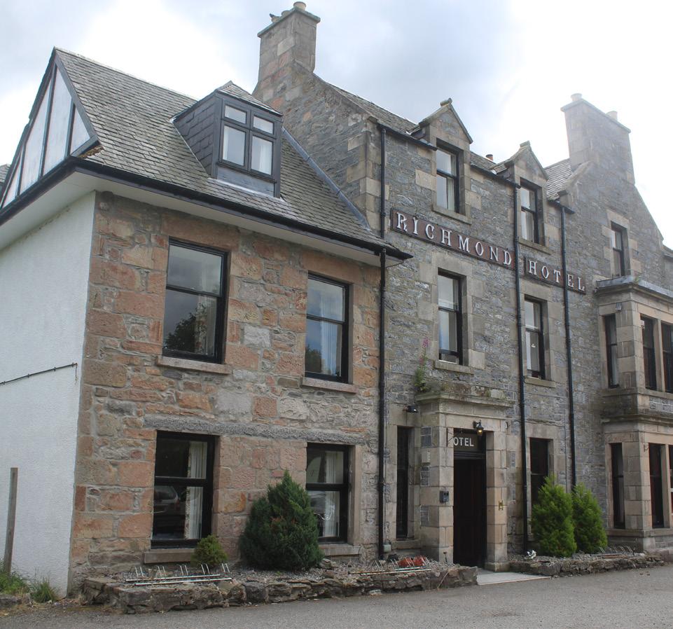 Substantial and traditional Highland Hotel centrally located in the village of Tomintoul overlooking the village square Ideally located within the everpopular Cairngorm National Park Accommodation