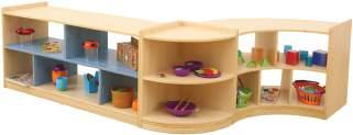 90 AUR004BK Aurora Open Back Curved Cabinet Kit Create a dynamic storage space with these
