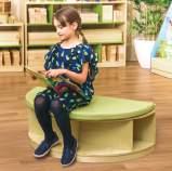 Stockholm - Classroom Reading Lounge Measures 106(W) x 91(D) x 59(H)cm. Seat height is 33(H)cm.