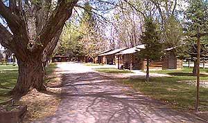 00 8 modern cabins, 5 lodge rooms, 3 bedroom guest house. Grills, cable TV, full kitchens, central hot tub.