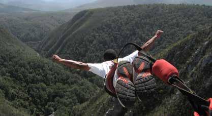Secured in a full body harness Bloukrans Bungy, utilizes pendulum bungy technology ensuring the smoothest, most comfortable bungy jump possible. which both feeds and breeds in our waters.