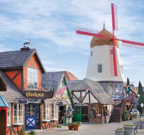 CALIFORNIA & NORTHWEST COASTAL ODYSSEY SOLVANG the American Riviera, Santa Barbara is a place where food, art, history, fashion, wine and sunshine mix to create a delightful and unique experience.