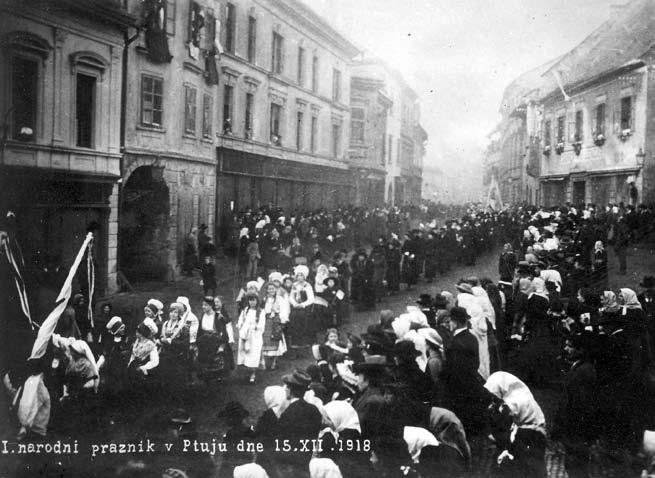 celebrated in Ptuj, 15th December 1918