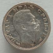 8 cm PMPO, ZGO 698/2013 Na sprednji strani kovanca je na sredini vrednost novca, številka 10, pod njo napis PARA; ob robu je napis: Kraljevina Srbija