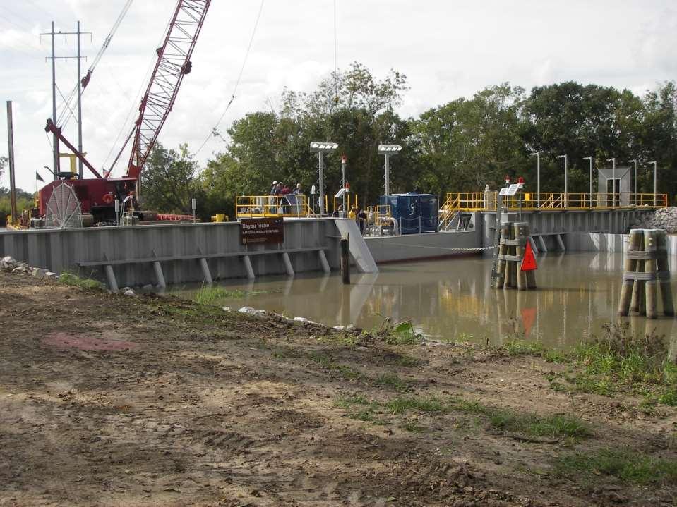 Franklin Canal Barge Gate Constructed 2014