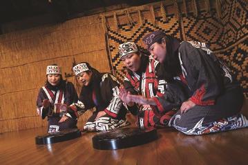 culture of the Ainu of Hokkaido at Poroto Kotan the village at the large lake The Ainu have lived in the harsh north of