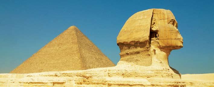 Detailed Itinerary Egypt The Land of the Pharaohs May 04/17 The Great Pyramids of Giza guarded by the Sphinx; the Valley of the Kings; the great Temples of Abu Simbel, Karnak and Luxor - mere words