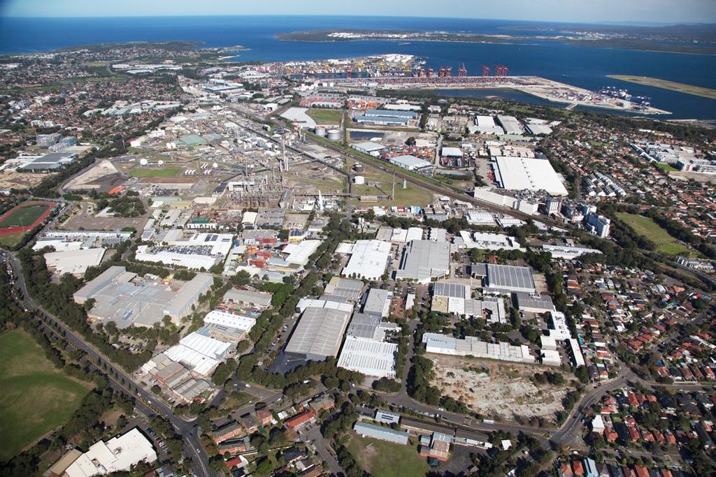 VIEW FROM ABOVE 3 Port Botany Sydney Airport Foreshore Road Botany Grove Business Park Anderson Street Unit 1 14a
