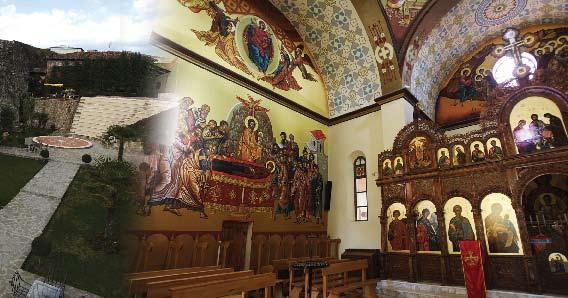 During the visit we pass through the Bazaar Gate and the Clock Tower part of the Orthodox Church Building with beautiful stone arcades on its walls.