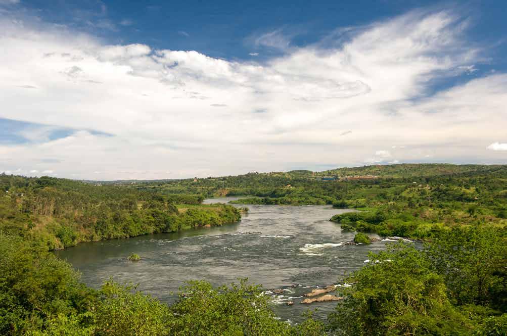 Albert Nile just before Murchison Falls Photo: Vivek Bahukhandi The Nile Basin The Nile is the world s longest river and has a drainage area of about 3.