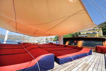 From these savings the Gulet owners ensure that you are pampered on board their Gulets.
