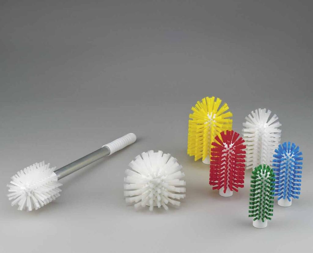22 Tube and Valve Brushes These brushes are tough enough to handle a wide variety of applications, from the food industry to chemical plants.