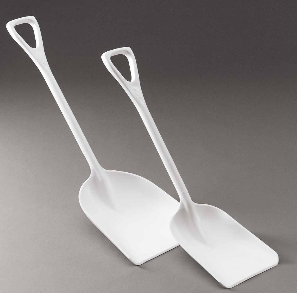Remco Hygienic One-Piece Shovels Tough. Lightweight. Hygienic. Molded in one piece from FDA-compliant polypropylene, it is available in two sizes and many colors.