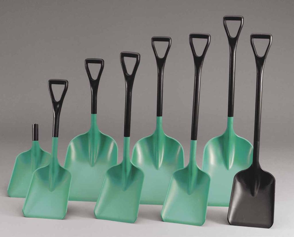 4 Two-Piece Safety Shovels These non-sparking safety shovels are versatile, lightweight and will not rust or corrode.