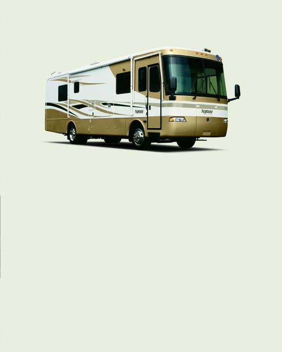 2005 NEPTUNE N EVER LOOK BACK. If you re thinking of stepping up to the prestige of a diesel coach, Holiday Rambler makes it easier than ever, thanks to the 2005 Neptune.