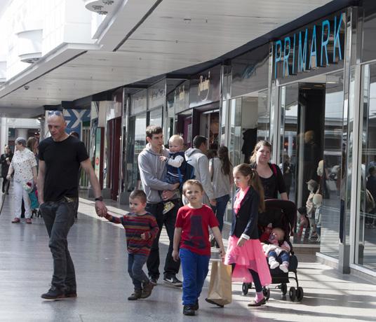 RETAILING IN GRIMSBY The 445,000 sq ft Freshney Place Shopping Centre dominates the town s retail offer.