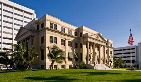 The Palm Beach Courthouse has been restored and