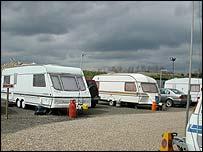 Caravan sites The apprentices like being outside the classroom The Terminal 5 project has its critics.
