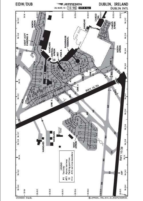 Appendix B EIDW Airport Chart
