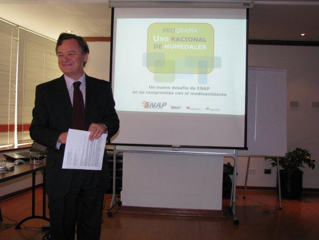 Another achievement of ENAP is the Promotion Plan for Wetlands Wise Use, which was presented on November 28 in Santiago.