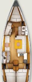Sail area 90 m² Bed -