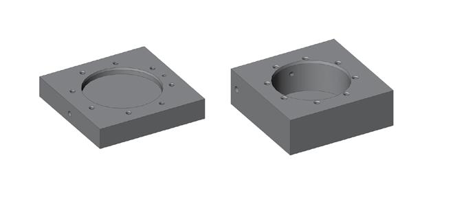 adaptor plate Easy to adapt to existing mounting angles and cubes QUICK CHANGE FIXTURING» ZERO POINT Installation comparison Standard Clamping