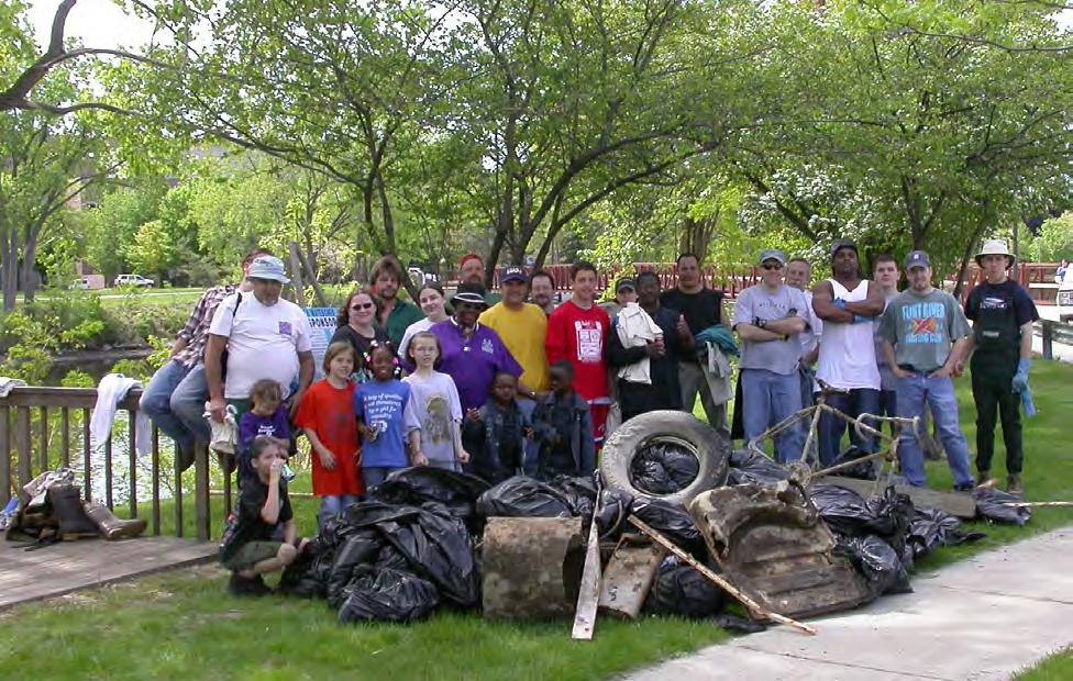 Some groups suggested getting more people involved in park beautification, such as this Flint River Watershed Coalition cleanup in May 2005.