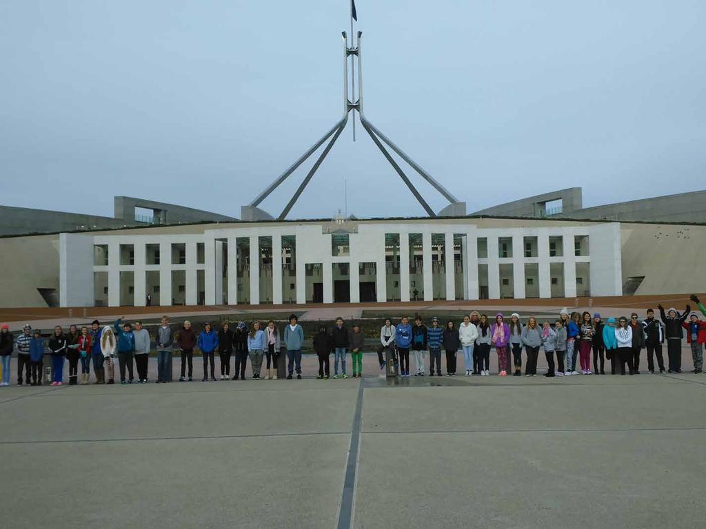 Parliament House A highlight of our visit to Canberra is Parliament House.