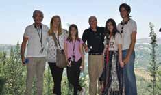 Melvin and Susan Plutsky (right) brought their family for a visit to Yad Vashem on 25 June.