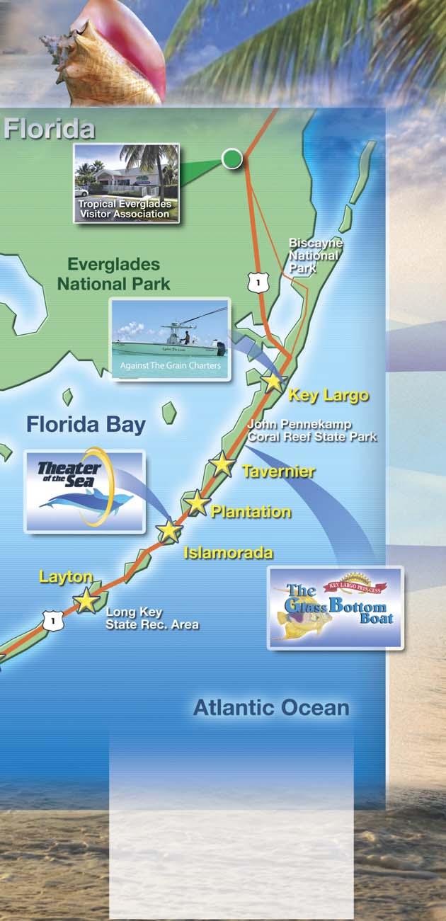 Card Sound Road Experience a chain of over 100 islands with 42 bridges from Key Largo to Key West, including the famous 7 mile bridge just south of Marathon.