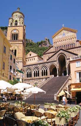 a cathedral of Amalfi cce or rock churches, some of which still have their original fresco decoration.