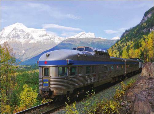 N ALBERTA Victoria Seattle Kamloops Banff Coach Rail ROCKY MOUNTAIN ADVENTURE 5 DAYS, 4 NIGHTS GUIDED RAIL & COACH TOUR TOUR ITINERARY Day 1 ( through Fraser Valley - by VIA Rail) Board The Canadian