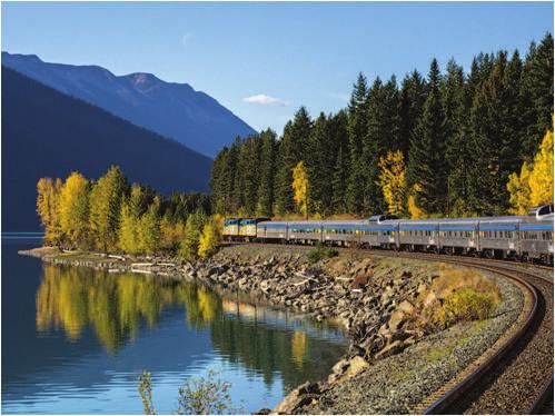 N ALBERTA Victoria Seattle Kamloops Banff Calgary Coach Rail WEST COAST ADVENTURE 5 DAYS, 4 NIGHTS GUIDED RAIL & COACH TOUR TOUR ITINERARY Day 1 ( through Fraser Valley - by VIA Rail) Board The