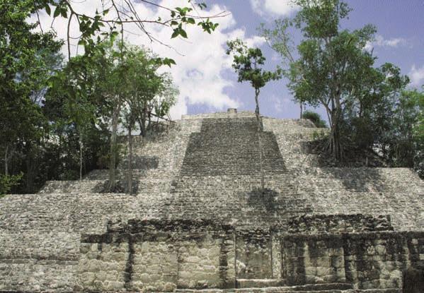 those who created it. Different Mayan groups built majestic structures throughout the large geographical area they inhabited.