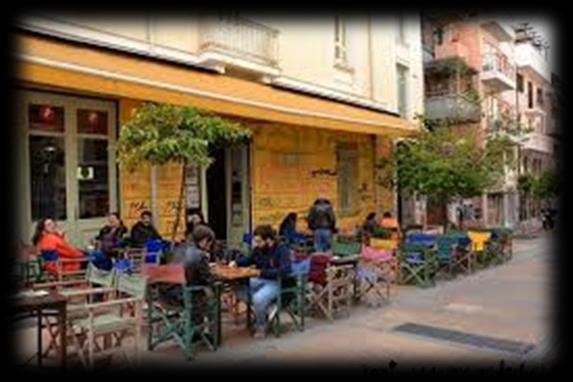 Exarchia Square is the epicentre of neighbourhood life and the local focal point.